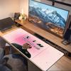 The Rookie Custom Name Large Size Mouse Pad Large Gaming Table Cushion Non-slip Laptop Tablet Big Mousepad XXL Mat Mini PC Playmat With Lock edge