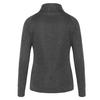 Women Casual Blouse Long Sleeve Pullover Turtleneck Zipper Sweatshirt Tops