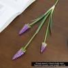 3D Grape Hyacinths Artificial Flowers with Leaves Lifelike Artificial Hyacinth Bouquet Fake Bouquet Wedding Decoration