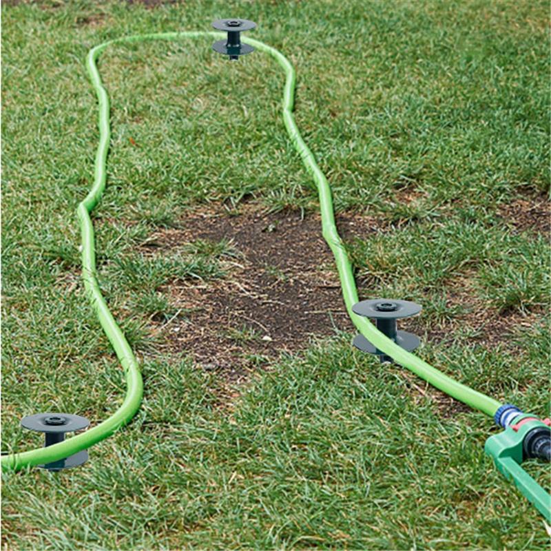 6pcs set Practical Garden Tool Hose Guide Wheels Garden Hose Reel Make Garden Hoses Neater From The Flower Bed Water Pipe Guide Wheel