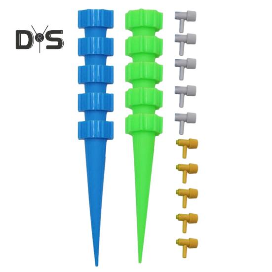 10/12/20/24Pcs Blume Waterer Spike Schuhe Bewässerung Steuerbar Wasser Flow Automatische System Anlage Selbst-bewässerung Werkzeug