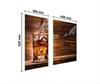 SZKLANA PŁYTA OCHRONNA DESKA 75x52 WHISKY