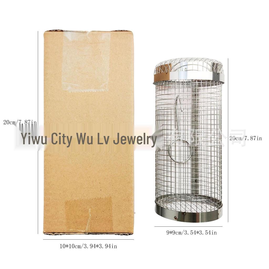 Coș plasă BBQ din oțel inoxidabil - Instrument suprem pentru grătar în aer liber