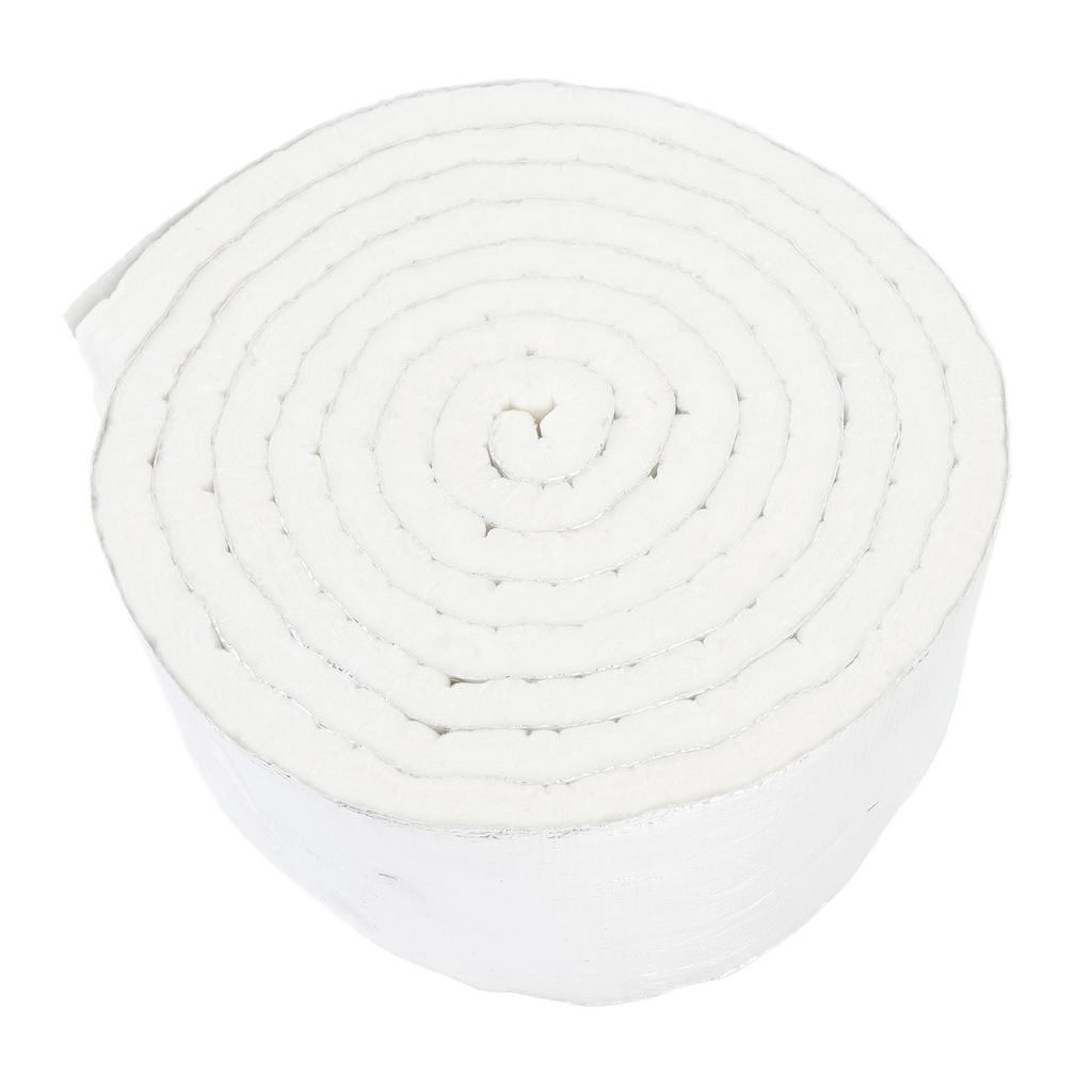 Thermal Insulation Tape 1000 degrees C Heatproof IMPA813872 Aluminum Foil Pipe Wrap Insulated Tape for Auto Parts Home