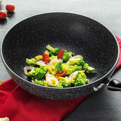 Supor Star Stone 32cm Antihaft-Wok mit Deckel