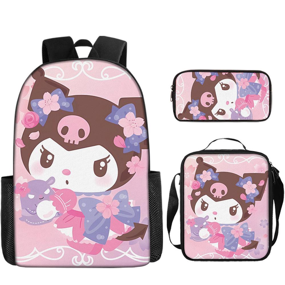 3D Animation Three-Piece Yugui Dog Cartoon Primary And Secondary School Students Schoolbag Children'S Backpack