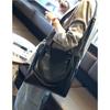 Genuine Leather Women's Bag Wax Leather Large Capacity Bucket Bag New Solid Color Fashionable Shoulder Bag Commuter Crossbody