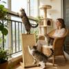 Cat Scratcher Non-Slip Sisal Ergonomic Kitten Post Indoor Cat Scratcher For Floor Outdoor Indoor Bedroom Living Room Corner