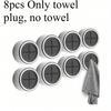 8pcs Portable Towel Plug No Need To Punch Holes Household Towel Storage Towel Plug, Suitable for Storing Towels