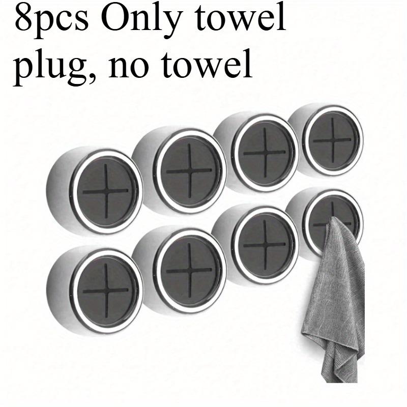 

8pcs Portable Towel Plug No Need To Punch Holes Household Towel Storage Towel Plug, Suitable for Storing Towels