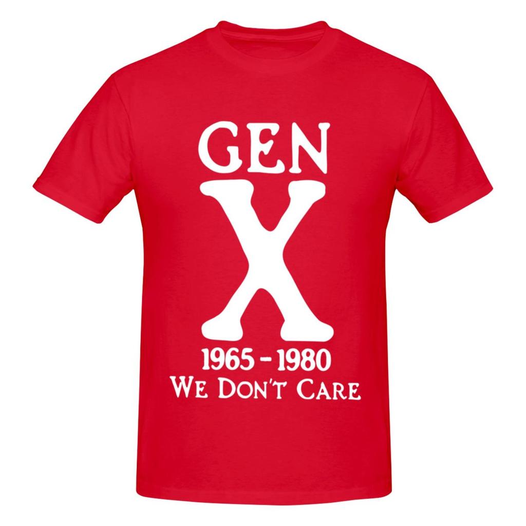 Unisex Gen X Boomers We Dont Care Funny T Shirt Vintage Big Size Oneck Cotton Custom Sleeve Unisex T Shirt