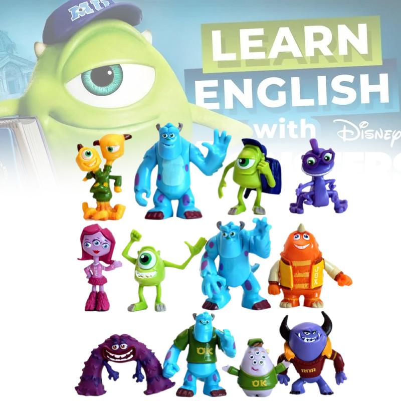 12 Unique Pvc Monster Dolls From Monster University Creative Figurines For Collectors