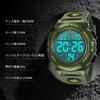 Senors Digital Sports 50m Water Stylish LED Outdoor Watch Men's Watch, Resistant, Multi-Function Display, (5-Green)