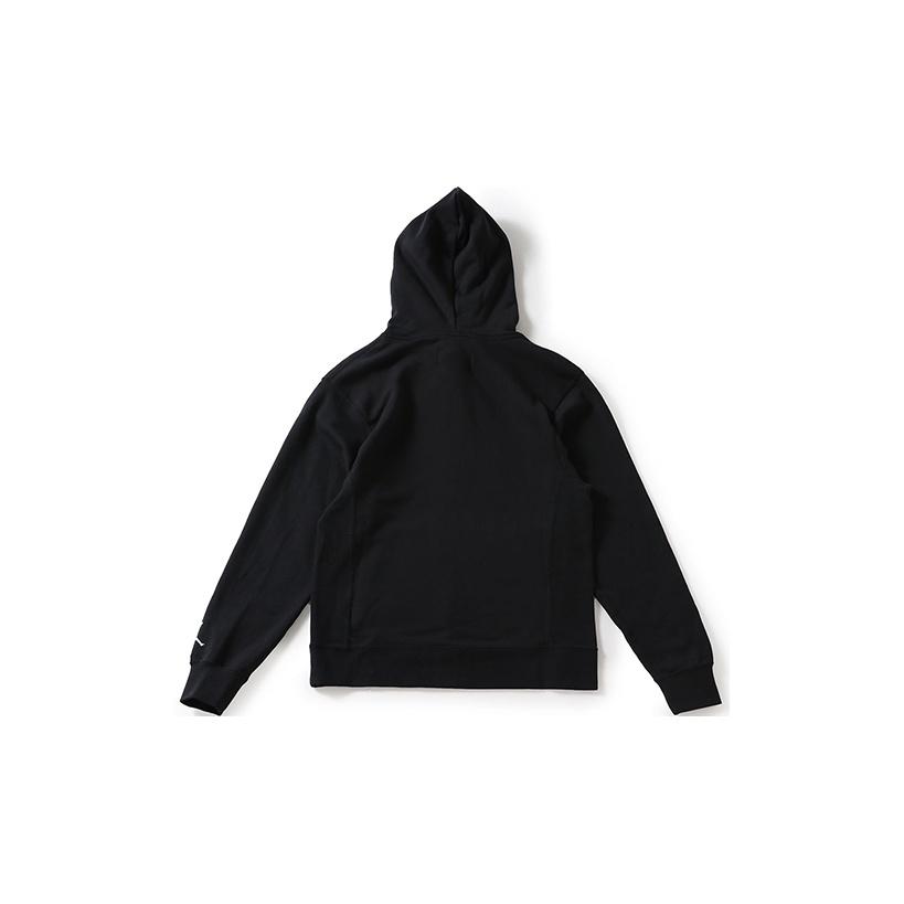 Air Jordan 4 MJ Legacy Pullover Hoodie With Chest Print And Drawstring Men Tops Black CQ8291-010