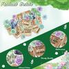 57 Pieces Rustic Bloom Succulents Cutouts Grow Your Mindset Bulletin Board Set Positive Motivational Succulents Potted Cutouts for Classroom School
