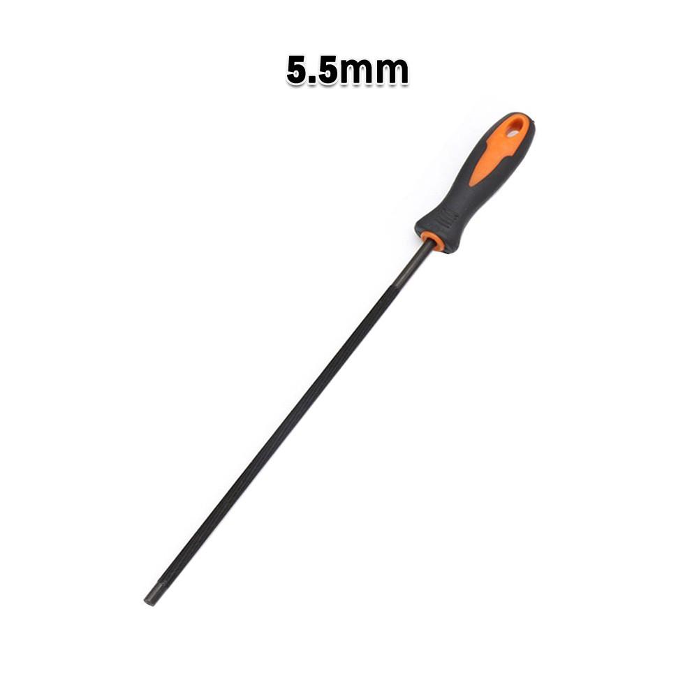 Chainsaw Round Files 4.0mm/4.8mm/5.5mm Cleaning Logging Tools