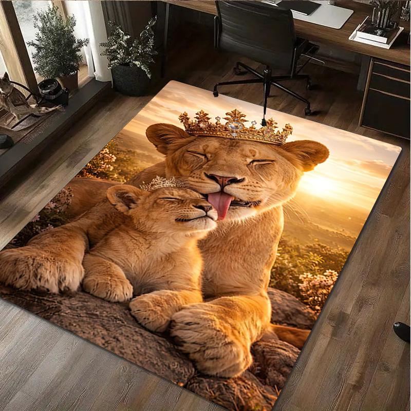 Animal Rug - Home Carpet Office Decorative Carpet For Living Room Bedroom Door Mat Floor Rug Computer Chair Area Rug