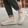 FashionOutdoor Men's Fashion Casual Shoes New Men Comfy Loafers Breathable Men's Leisure Slip on Flats Breathable Male Walking Footwear