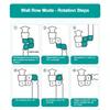 Plastic Sink Drain Pipe Set Bounce Up Core Anti Clogging Drainage Pipe Easy Installation Anti-Odor Basin Downspout Kit
