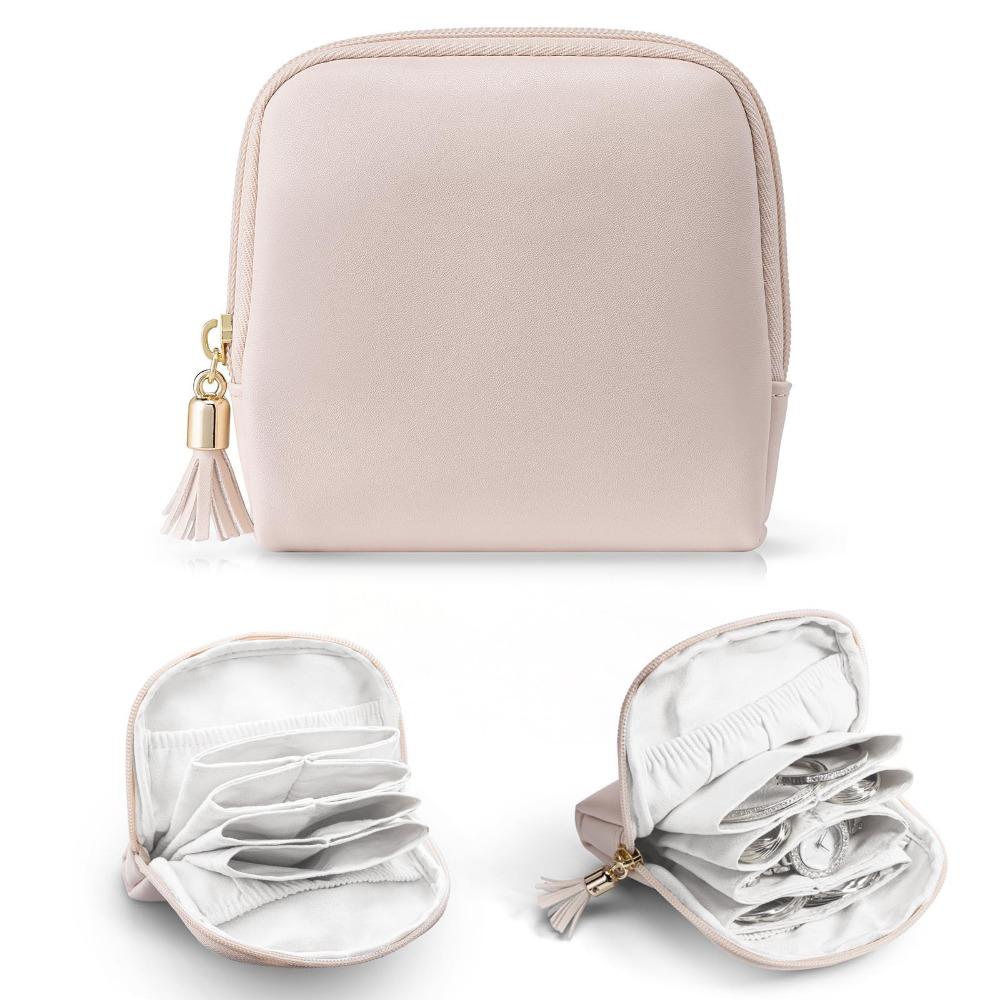 Střapec Šperky Balicí Taška PU Kůže Držák na Šperky Přenosné Pouzdro na Šperky Dovolená