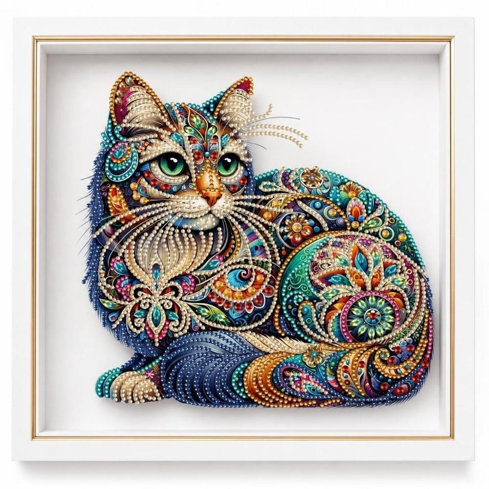 1 Set Sparkling Diamond Painting 5D Diamond Art Kits DIY Diamond Sticker  Wall Art