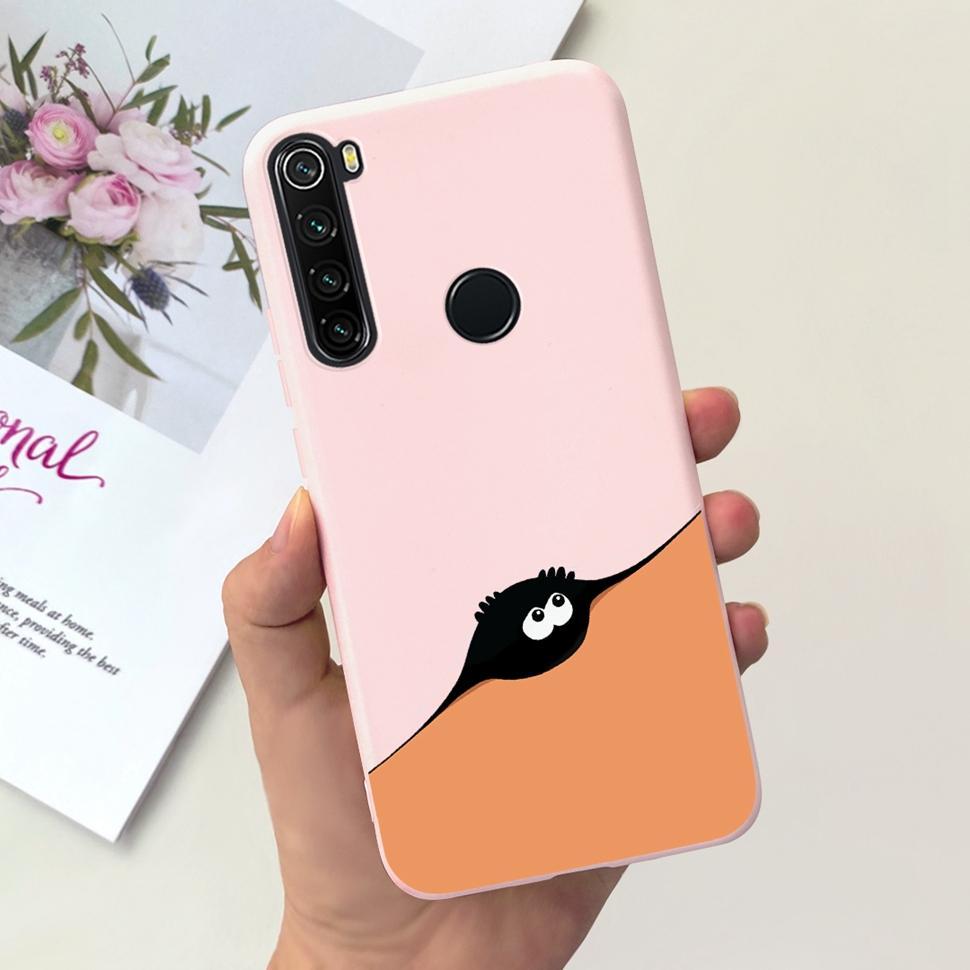 For Xiaomi Redmi Note 8T Case Candy Painted Cover For Xiaomi Redmi Note8T M1908C3XG Silicone Soft TPU Fundas Case Bumper 6.3"