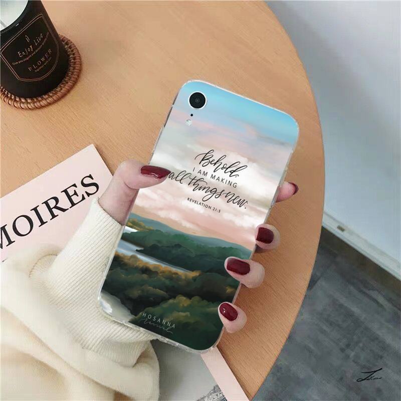 

Christian bible quotes verse jesus Phone Case for iPhone 11 12 13 mini pro XS MAX 8 7 6 6S Plus X 5S SE 2020 XR case iphone 5 5s SE
