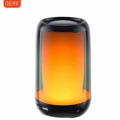 Portable Bluetooth Speaker Colorful Lights Night Light Atmosphere Lamps  Loudspeaker USB TF Card Play AUX Multiple Connection Modes