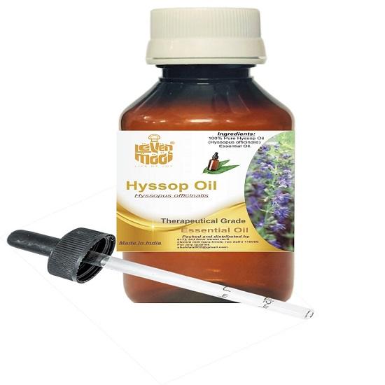 

Levenmooi Hyssop Oil (Hyssopus Officinalis) Pure & Natural Therapeutic Grade Essential Oil Plastic with Dropper 10 ml