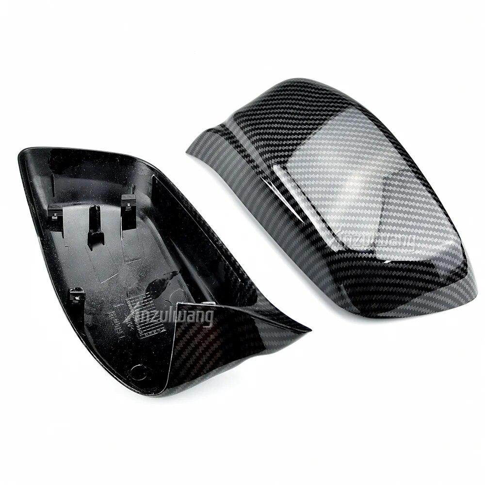 Mirror Cover M Style Car Side Rearview Mirror Cover Cap Trim For BMW 5 Series E60 E61 E63 E64 2003-2008 Rear View Mirror Caps