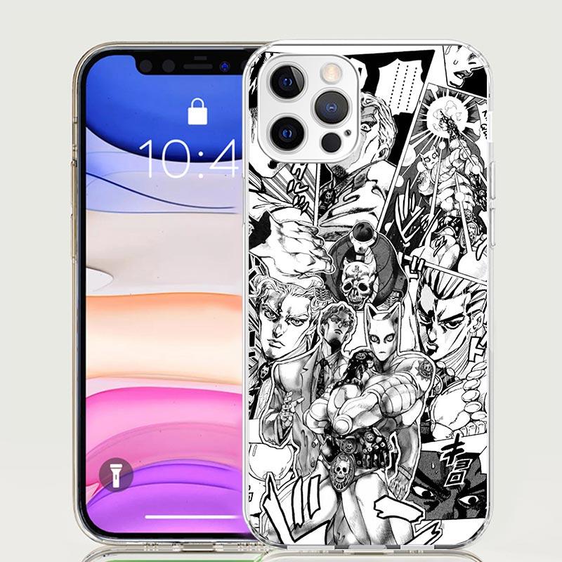 JoJo Kira Yoshikage Killer Queen Phone Case For iPhone 17 Air 16 15 Plus 11 14 Pro Max 13 Mini 12 7 8 + SE Pattern Art Customize