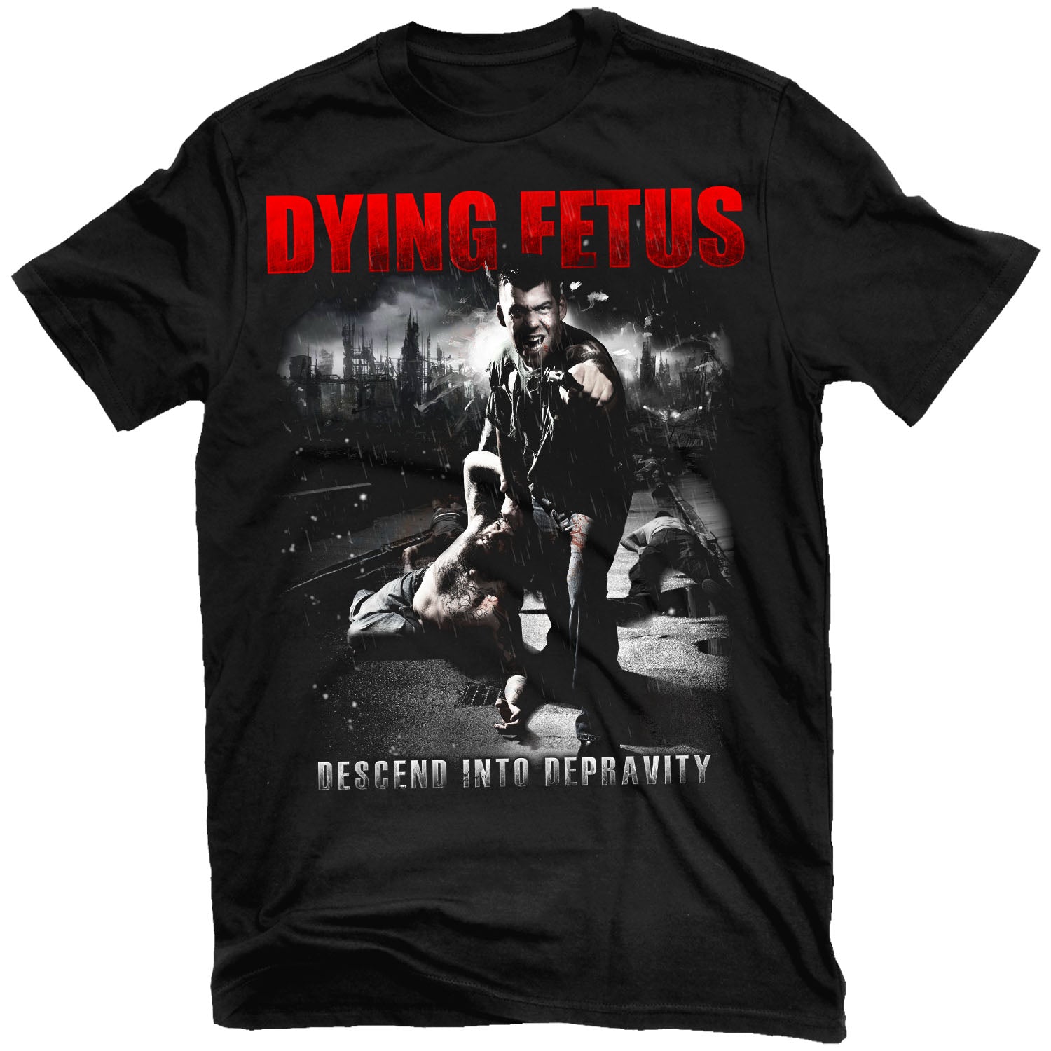 Dying Fetus Parasites Rock Band Summer Casual Tshirt Unisexs and Womens Luxury Brand S