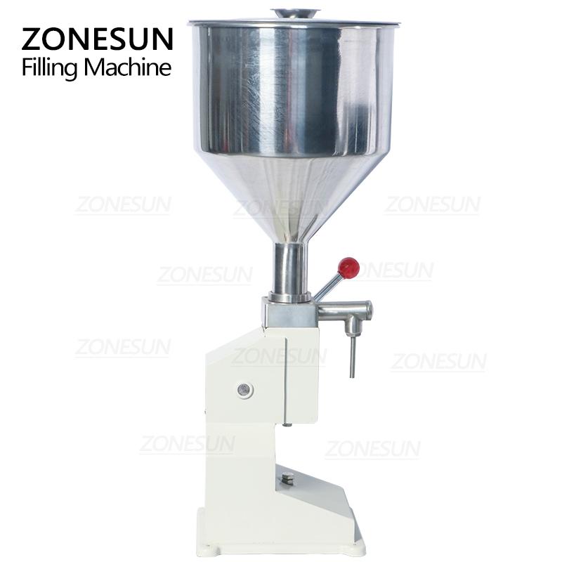 ZONESUN ZS-A03 Manual Paste Nail Polish Cream Filling Machine Sauce Jam Filling Machine