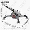 MOOXI Space Wars Movie Throne Military Conference Room Scenario Model Building Block DIY Diorama Bricks For Kids Montessori Toys