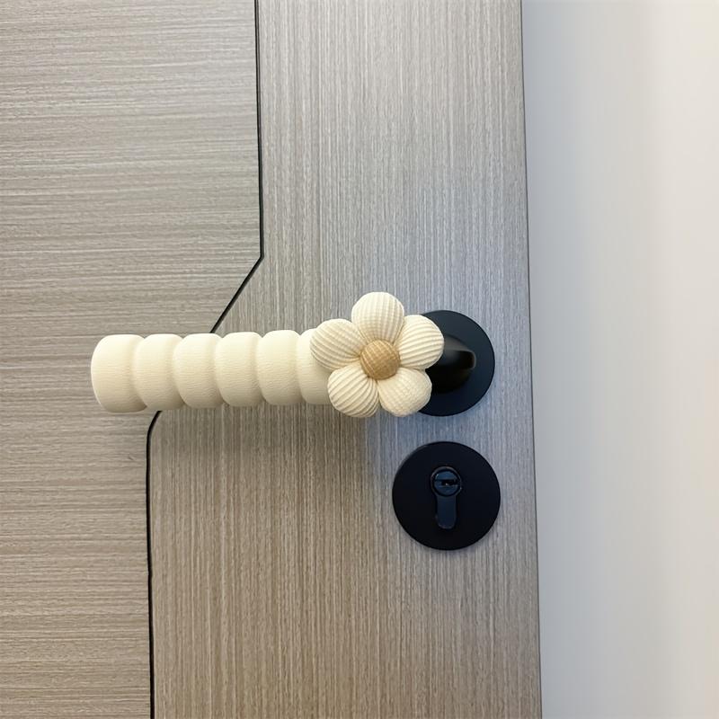 2 STÜCK Dekorative Türstopper-Set, gepolsterter Griffschutz, Türstopper für Heimdekor, strapazierfähiger Stoffbezug, Wandschutz.