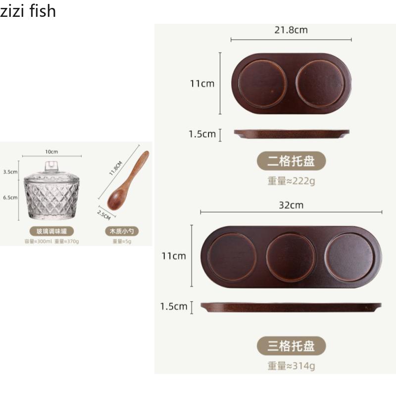 Glass Spice Jar with Lid Seasoning Jar Set Moisture Proof Salt Tank Spice Box Condiment Bottle Spices Container Seasoning Bottle