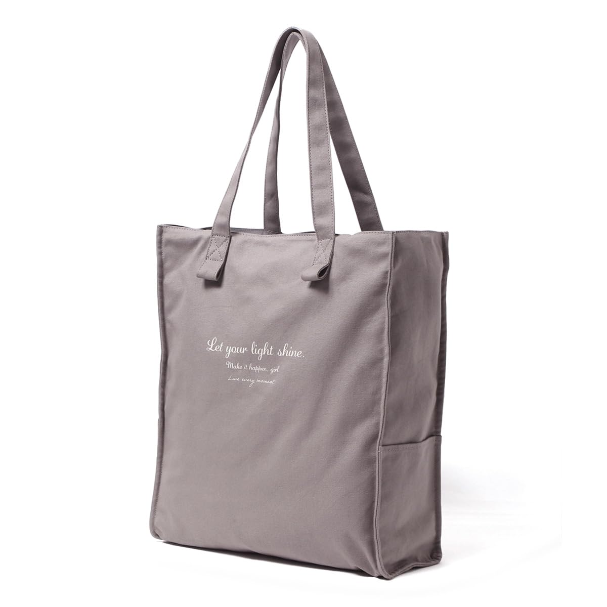 

[JOKnet] Mail-order Tote Bag for Fans, Oshikatsu, with Loops, Multi-Storage, Wide Gusset, Large Capacity, Storage Pockets, Gray, Size F