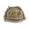 AVIREX Pilot Flight Cap for Men and with Brand Name Military Flight Olive and Khaki One Size Fits 14534200 Cap, Women, Earflaps, Cap, Fur, Green, All,