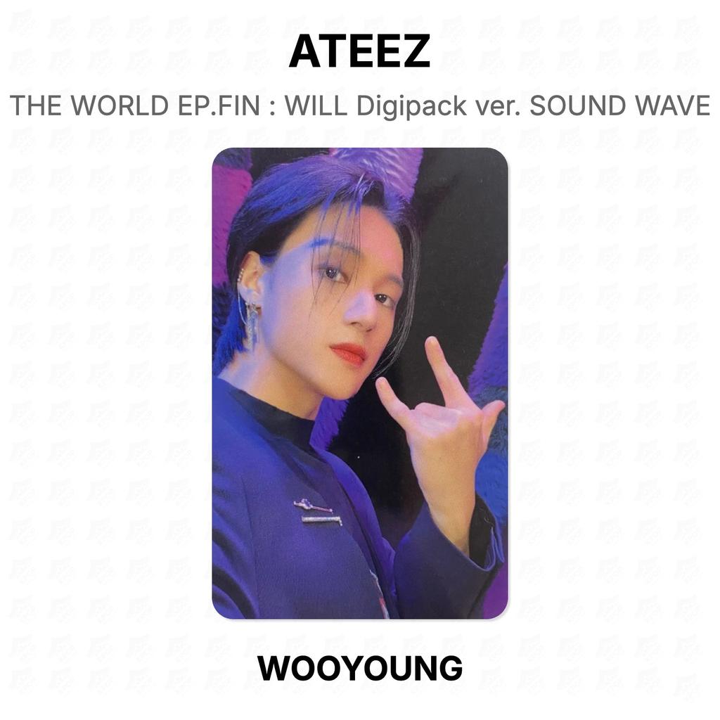 ATEEZ THE WORLD EP.FIN : WILL Digipack ver. SOUND WAVE Official Photocard