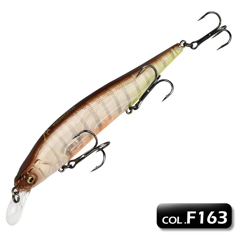 MEREDITH ITO Suspending Minnow 115mm 14.9g 1.8-2m Depth Treble Hooks Pike Bass ITO