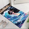 Custom Name surf Printed Carpet, for Office Chair Living Room Bedroom Kitchen Room Decor Gifts.