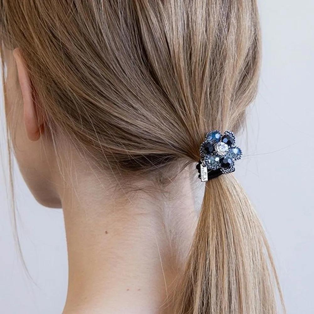 Flower Bead Ponytail LFPT0703 black