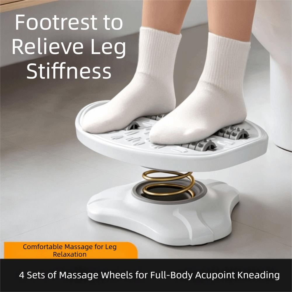 Shakeable Massaging Footrest Adjustable Foot Resting Stool Portable Under Desk Footrest Home