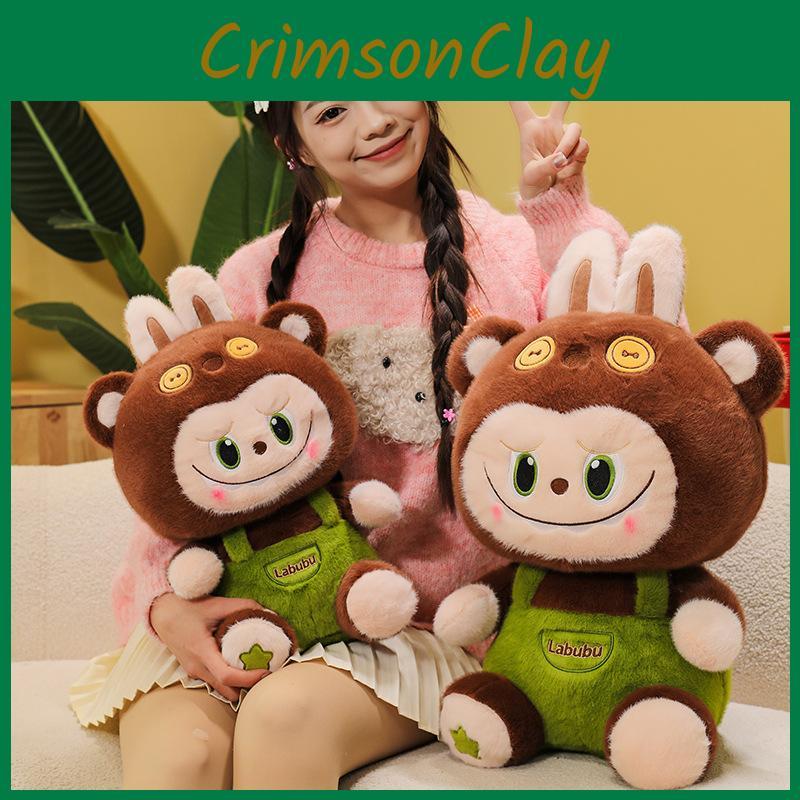 Bear Hat Creative And Strap Pants Cartoon Plush Doll Pillow For Gift