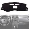 Nonwoven Fabric Dashs Board Cover Not Slip Designs Polyester Vehicle Dashboard Mat Perfect for Dacia  2014-2016 Models