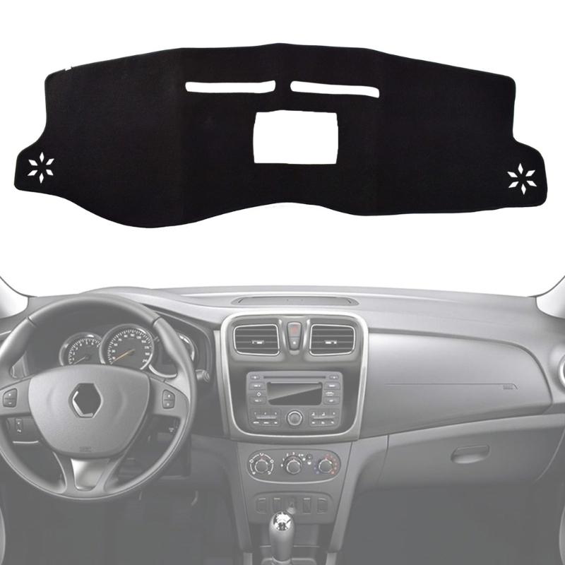 Nonwoven Fabric Dashs Board Cover Not Slip Designs Polyester Vehicle Dashboard Mat Perfect for Dacia  2014-2016 Models