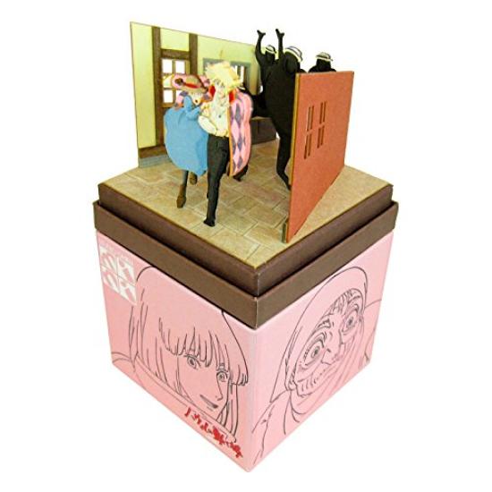 Sankei Studio Ghibli Mini Moving Castle Howl and Sophie On the Run Paper Craft Howl's - - Non-scale MP07-32