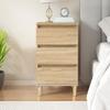 VidaXL Bedside Table Sonoma Oak 40x35x70 Cm Engineered Wood 819663