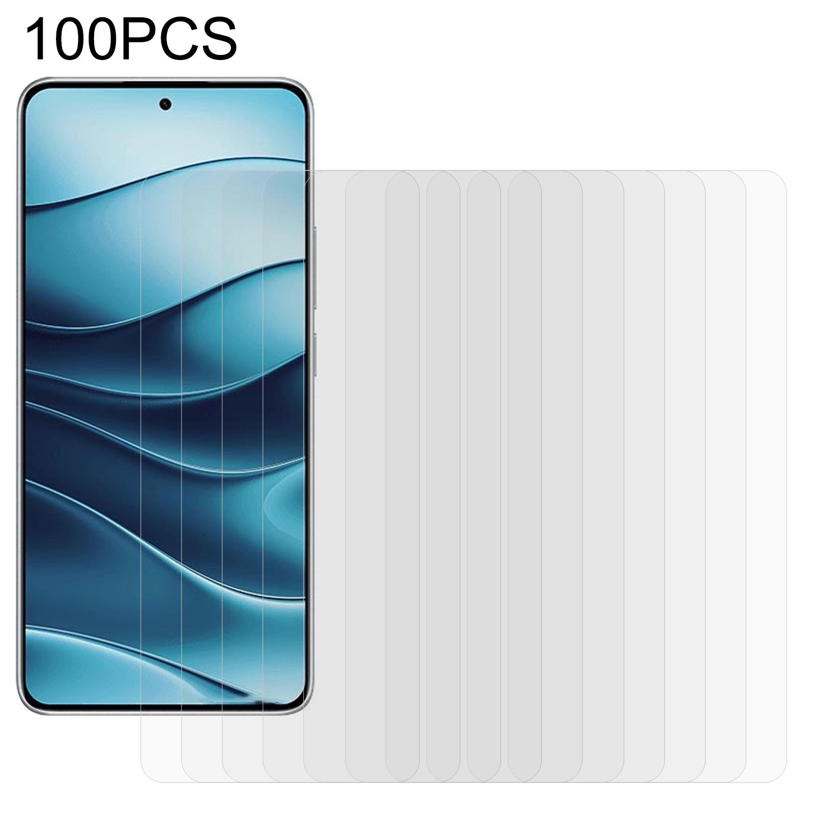 

100Pcs For Xiaomi Redmi Note 14 5G/Note 14 4G (163.25x76.55x8.16mm) Screen Protector Anti-Scratch Tempered Glass Film Type A