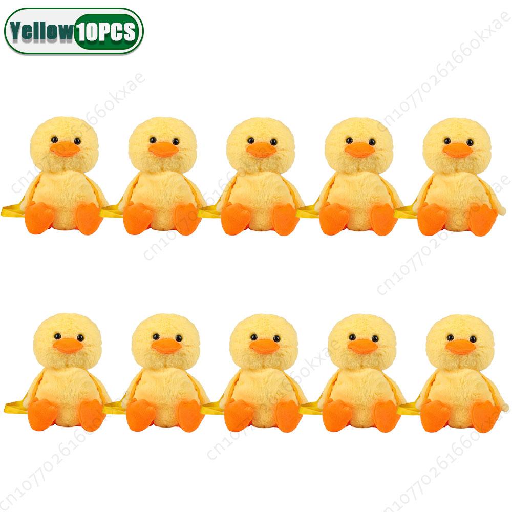 2026 SmallYellow Duck Plush Bag Soft Shoulder Backpack Cute Cartoon Travel School Gift for Teenage Girls Animal Bags Accessories